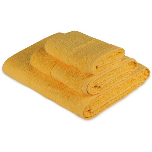Colourful Cotton Set ručnika YELLOW, u poklon kutiji, 3 komada, Rainbow - Dark Yellow slika 1