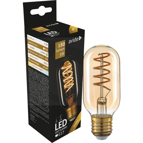 Avide Sijalica, LED 3W, E27, 2700K, 360°, 230V AC - T45 3W E27 slika 1