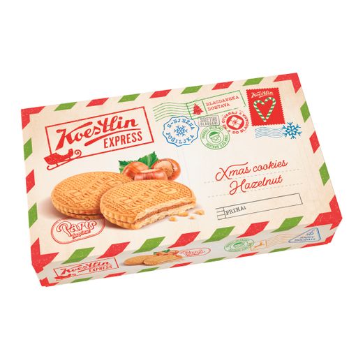 Xmas Paris cookies Hazelnut (3x75g) 225g slika 1