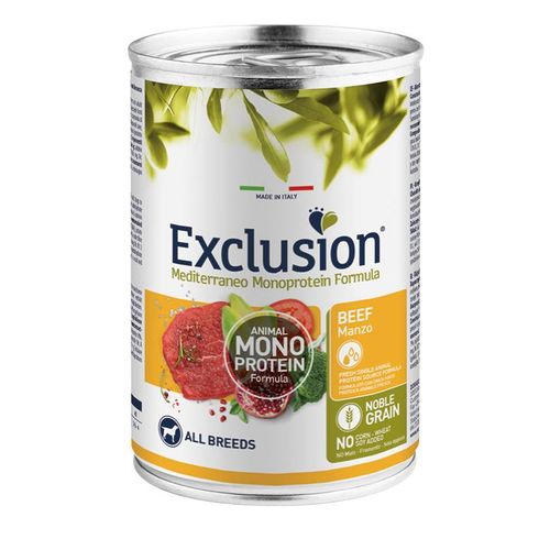 Exclusion Mediterraneo Monoprotein Adult Govedina konzerva 400g slika 1