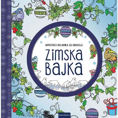 Zimska bajka – antistres bojanka za odrasle slika 1