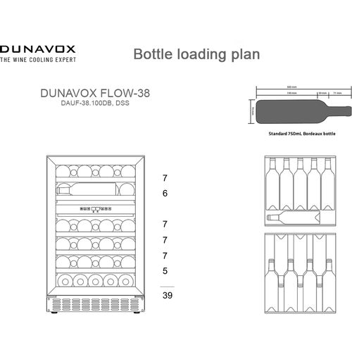 DAUF-38.100DSS DUNAVOX vinska vitrina slika 3
