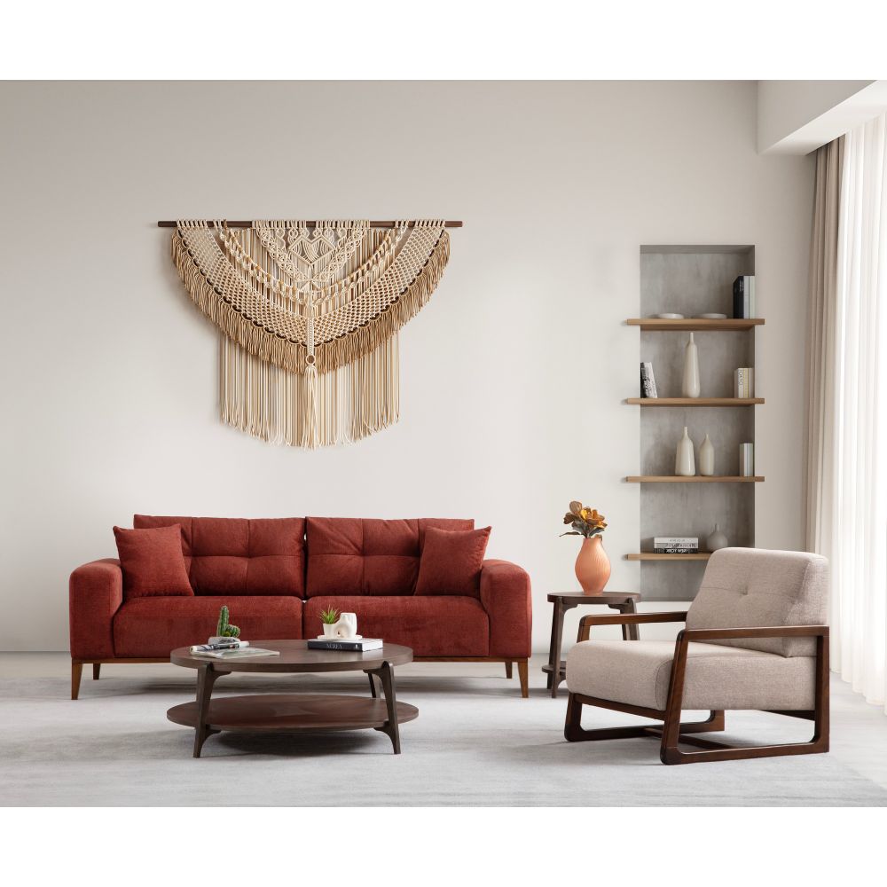 Athena Bergere - Bež Wing Chair slika 2