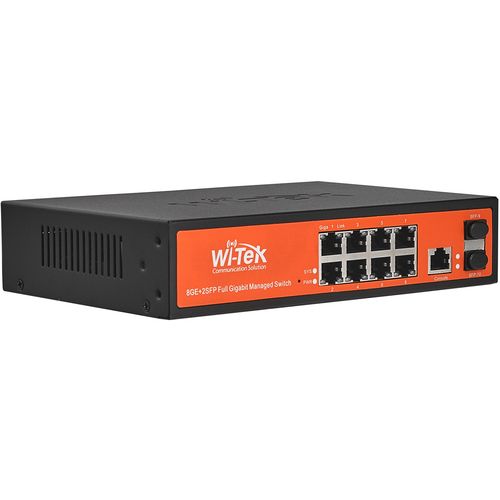 Wi-Tek WI-MS310GF 8GE+2SFP Ports L2 Managed Switch slika 2