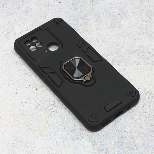 Maska Cube Ring za Xiaomi Redmi 10C crna slika 1