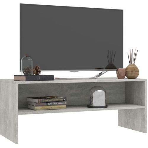 TV ormarić od iverice siva boja betona 100 x 40 x 40 cm slika 9