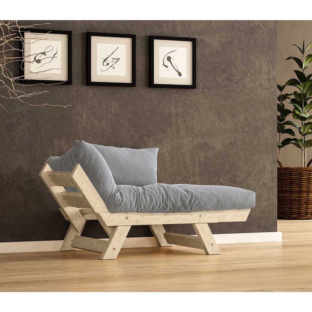 Sofa za baštu za jednu osobu, CPT8143-140, boje: prirodno siva slika 2