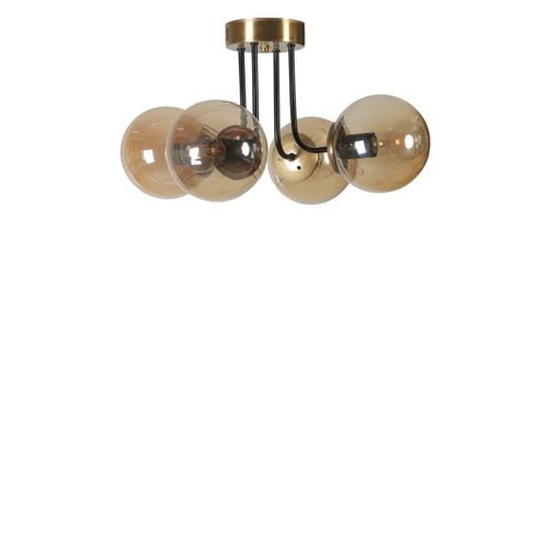 Pablo 4 Lü Eskitme Bal Camlı Avize Amber
Gold
Black Chandelier slika 4