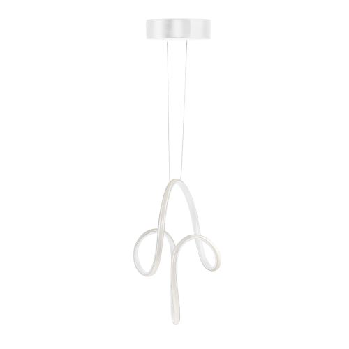 Yin Yang White - White Light White Chandelier slika 4