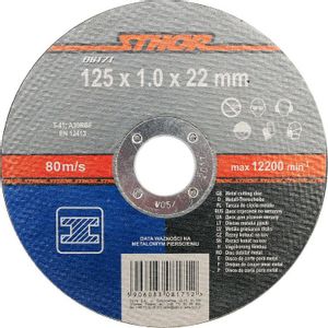 Sthor disk za rezanje metala 125 x 1,0 mm 08171