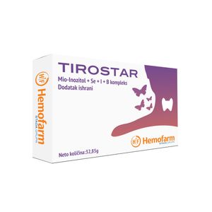 Tirostar Tablete 30 kom dodatak ishrani za podršku štitne žlijezde