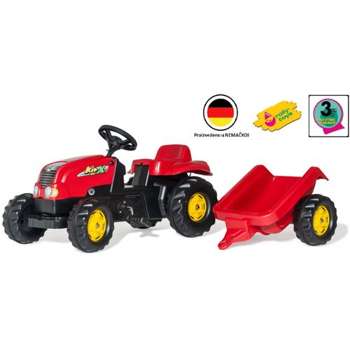 Rolly Traktor Kid Sa Prikolicom, Crveni slika 1