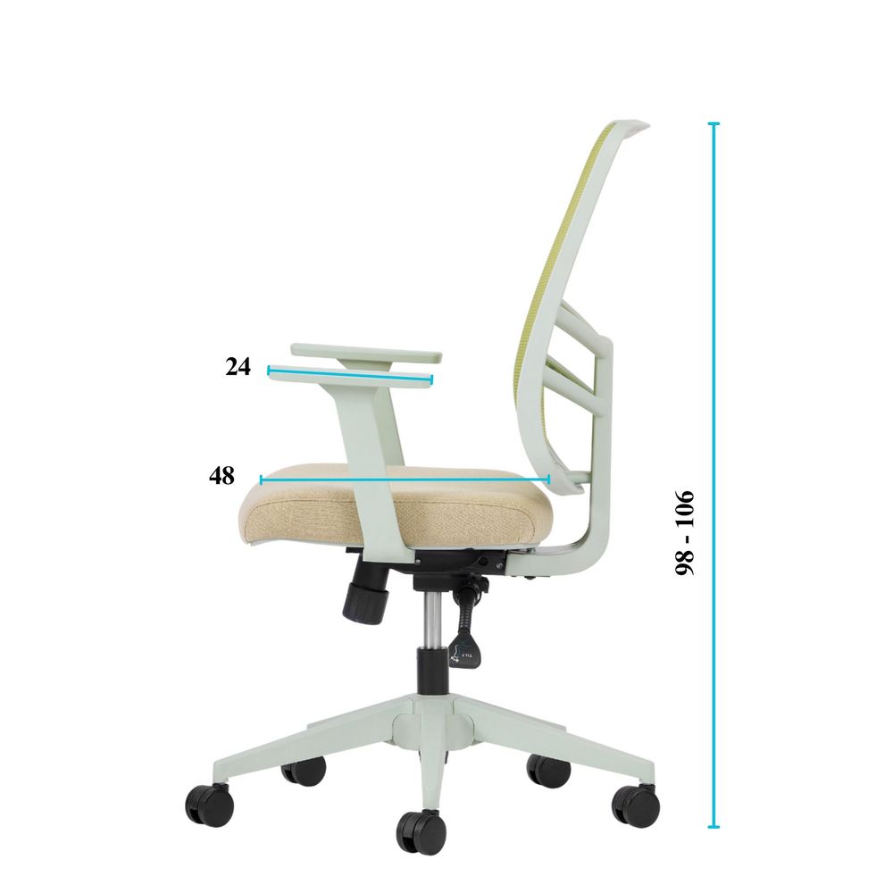 Office chair Leto 108 - Green colour slika 9