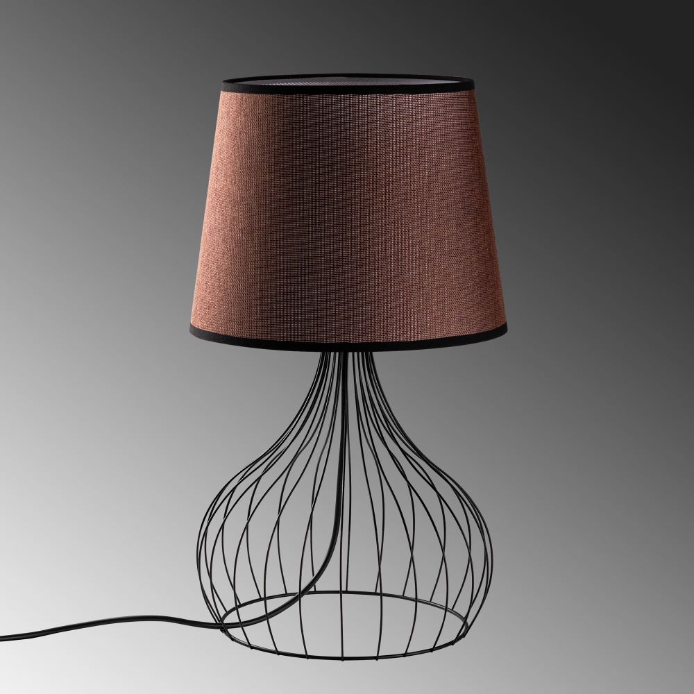 Telıs - 5392 Crna-Smeđa Stolna Lampa slika 6
