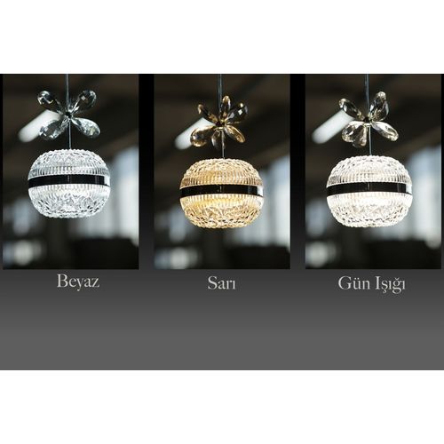 Prenses 8727-1 Chrome Chandelier slika 4