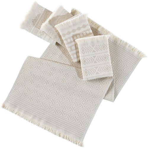 Maya - Beige Beige Wash Towel Set (5 Pieces) slika 3