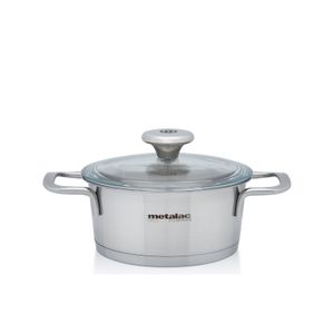 Metalac šerpa plitka inox Konix santino 16/1.3l