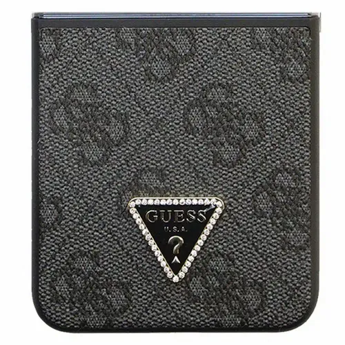 Originalna GUESS Hardcase GUHCZF5P4TDPK torbica za Samsung Flip 5 (4G Triangle Strass / crna) slika 5