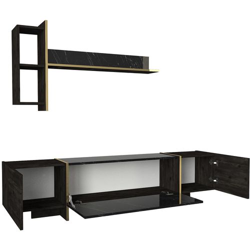 Veyron Set 2 Black
Gold Living Room Furniture Set slika 7