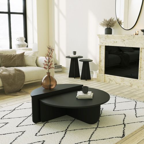 Podium - Black Black Coffee Table slika 1