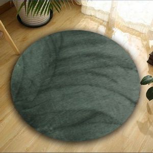 Oval Plush - Dark Grey Dark Grey Carpet (100 cm)