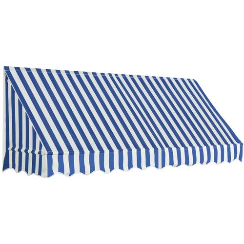 Bistro tenda 250 x 120 cm plavo-bijela slika 10