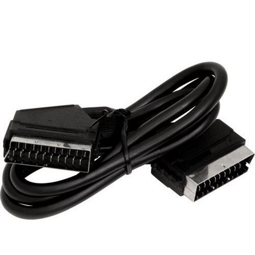 E-GREEN Kabl Scart M/M 1.5m crni slika 1