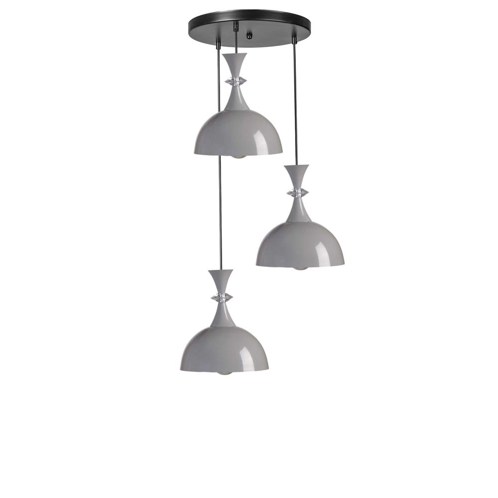 Opviq Luster 627, Siva, Crna slika 1
