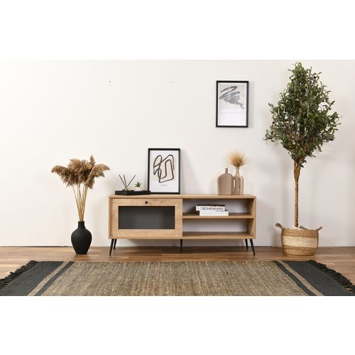 Wire 140 Oak TV Stand slika 1