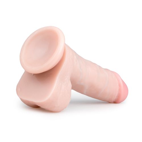 Realističan dildo - 17,5 cm, kožni slika 5