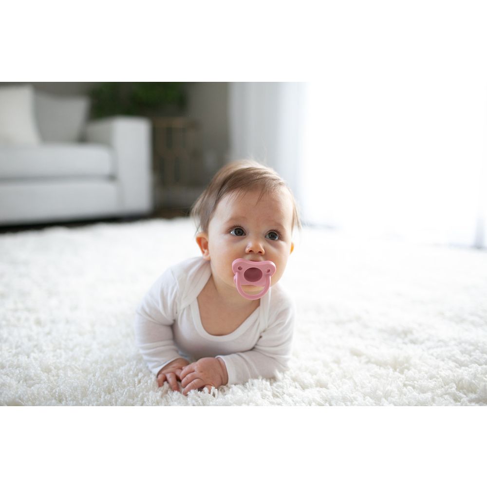 Dr Brown's Silikonska duda varalica Happy Paci 0-6mj Ps12007, Roza slika 8