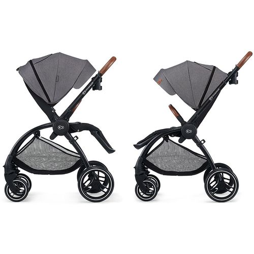 Kinderkraft Kolica Evolution Cocoon 2u1, siva slika 32