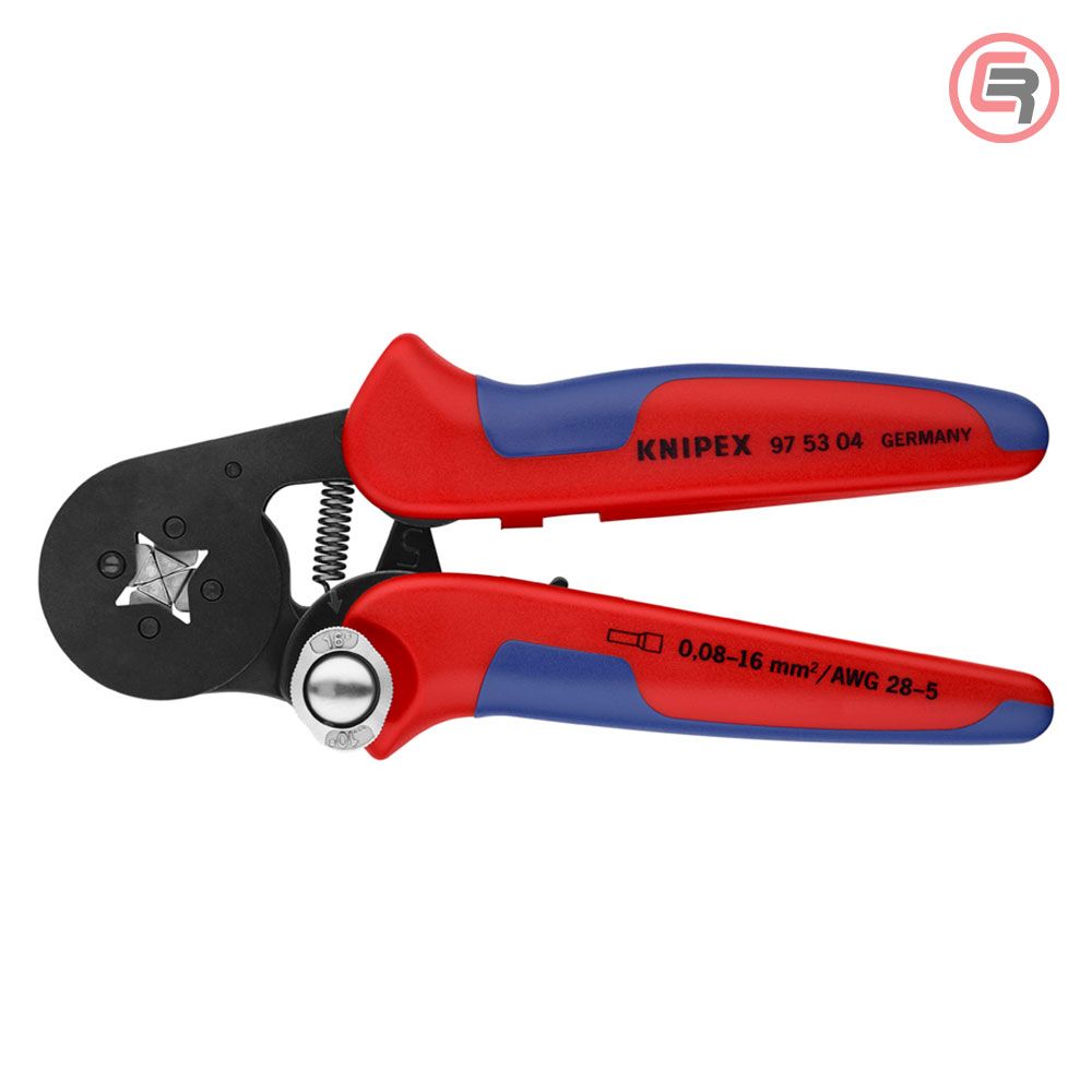 Knipex Kliješta Samopodešavajuća Za Kvadratno Presanje Čahura 0,08-10 / 16 mm2 - 97 53 04 slika 3