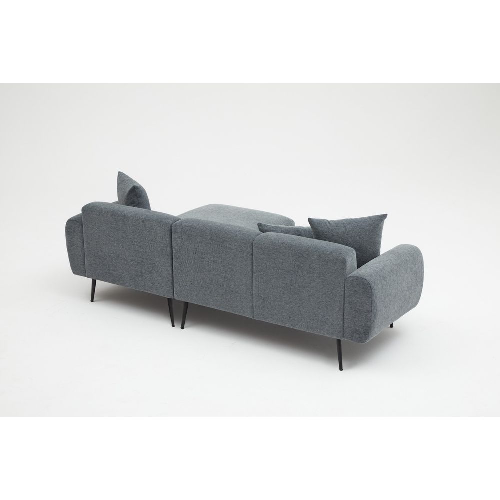 Ugaona Sofa 'Side Right' - Antracit Boja slika 2