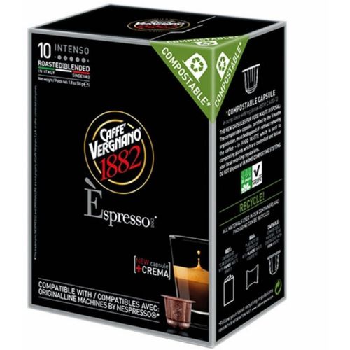 Caffe Vergano kapsule za kafu Intenso Nespresso kompatibilne 10 kom slika 1
