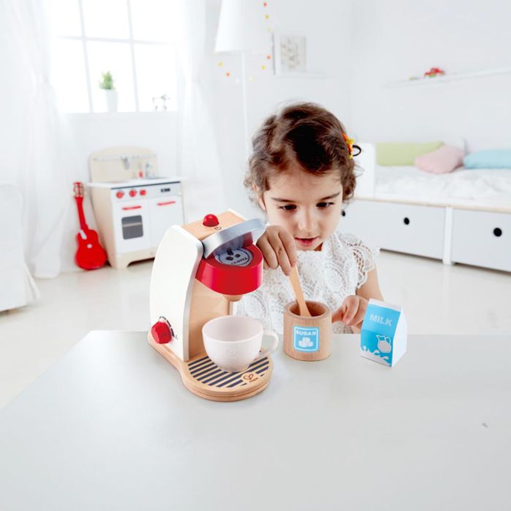 Hape Drveni aparat za kafu My Coffee Machine E3146A  slika 2