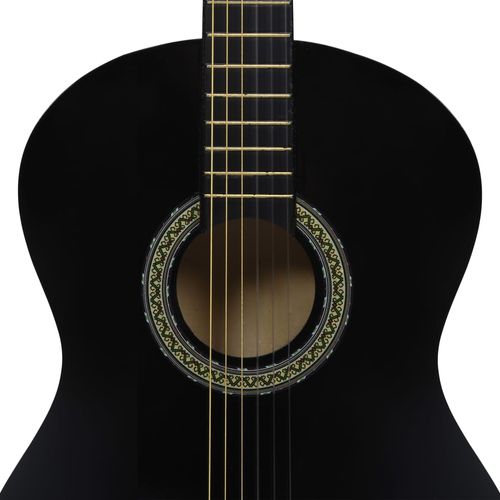 Klasična gitara za početnike s torbom crna 4/4 39 " slika 13