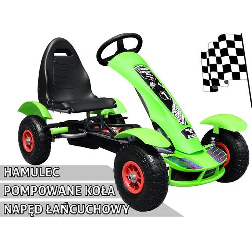 Go-Kart Pumped Wheels - zeleni slika 7