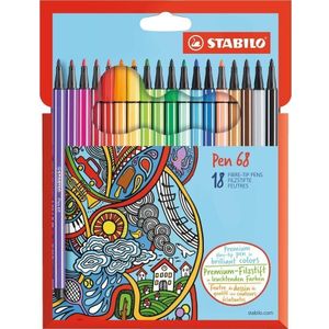 STABILO flomaster PEN 68 18 KOM SET