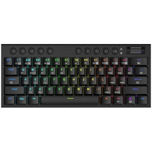 Horus Mini, wired&2.4G&BT keyboard, red slika 2