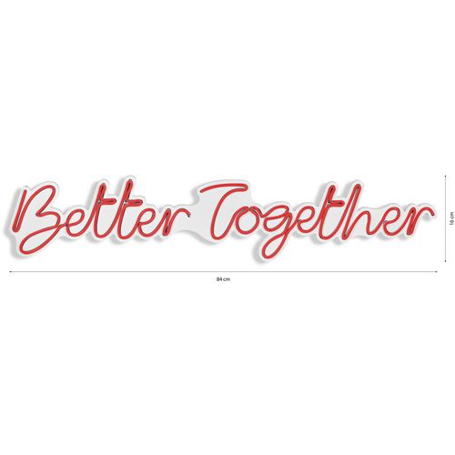 Wallity Better Together - Crvena Dekorativna Plastična LED Rasveta slika 8