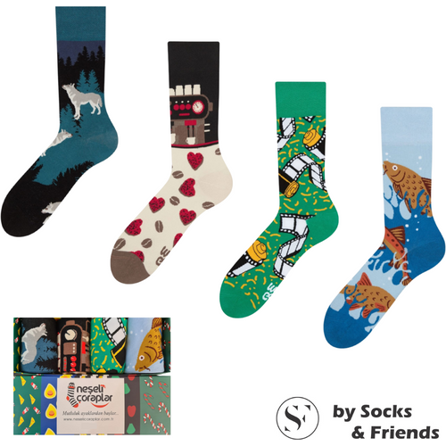 Socks & Friends Set Čarapa 4/1 Funny wild slika 1