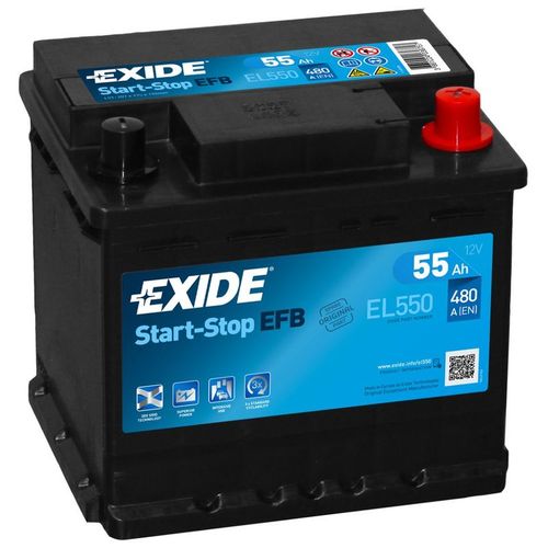 Akumulator EXIDE StartiStop EFB 12 V 55 Ah slika 1