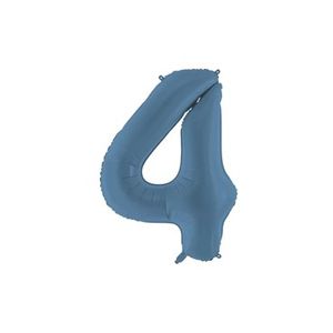 FB1T-4-074 Folijski balon Mat 4 - Plavi, 86 cm