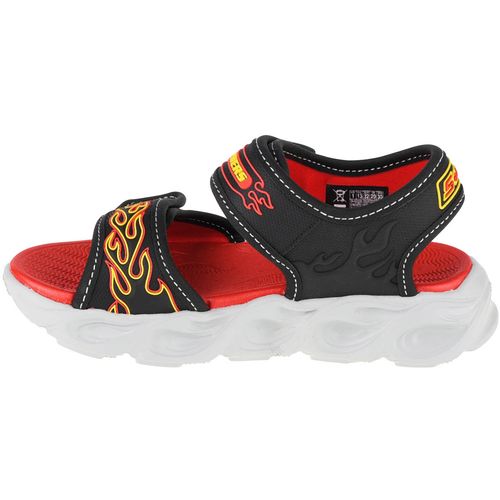 Skechers thermo splash-heat-flo dječje sandale 400109l-bkrd slika 2