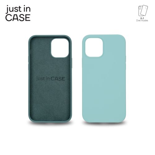 2u1 Extra case MIX PLUS paket ZELENI za iPhone 12 slika 2