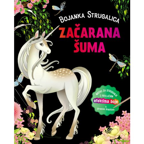 Začarana šuma – bojanka strugalica slika 1