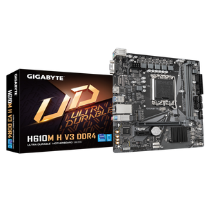 Gigabyte MB H610M H V3 DDR4LGA1700; 2xDDR4; M.2, 4xSATA6xUSB; VGA, HDMI; mATX