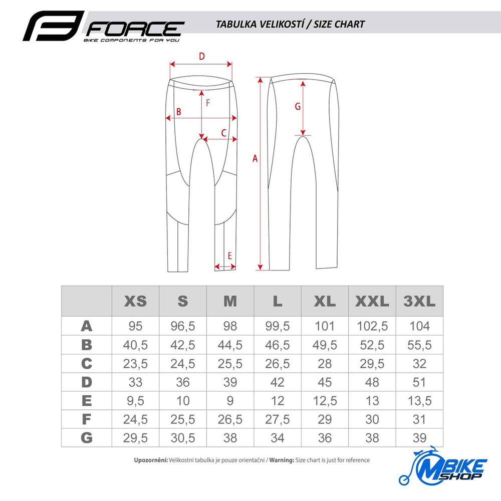 Force Hlače sa umetkom za biciklizam Maze Black - XXL slika 5