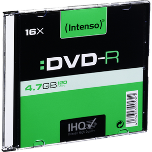 (Intenso) DVD-R 4,7GB pak. 1 komad Slim Case - DVD-R4,7GB/1Slim